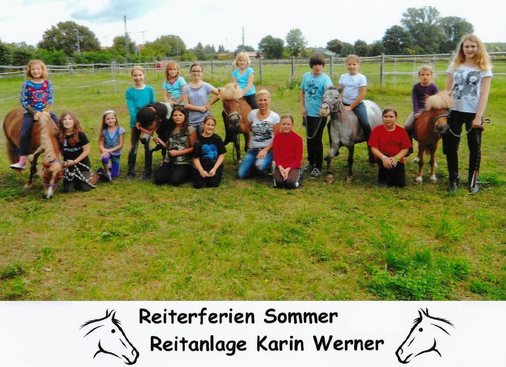 Reitferien Bellheim im Sommer 2012 in der Reitsportanlage Karin Werner