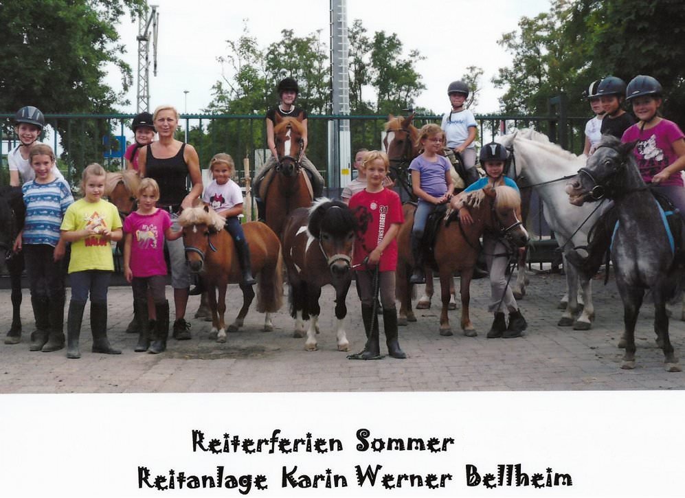 Sommerferien Reiterferien bei Karin Werner in Bellheim (Pfalz)